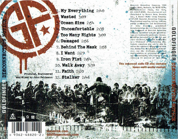 Goldfinger (7) : Disconnection Notice  (CD, Album, Enh)