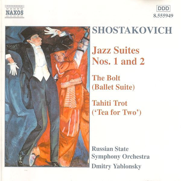 Shostakovich* - Russian State Symphony Orchestra, Dmitry Yablonsky : Jazz Suites Nos. 1 And 2 (CD, Album)
