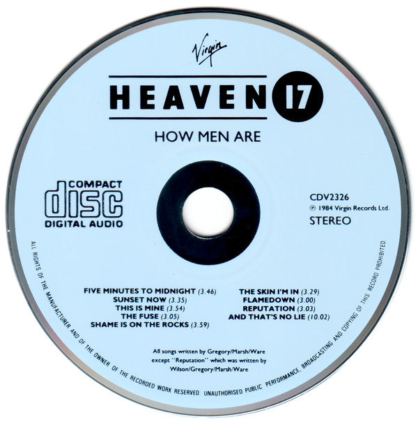 Heaven 17 : How Men Are (CD, Album)