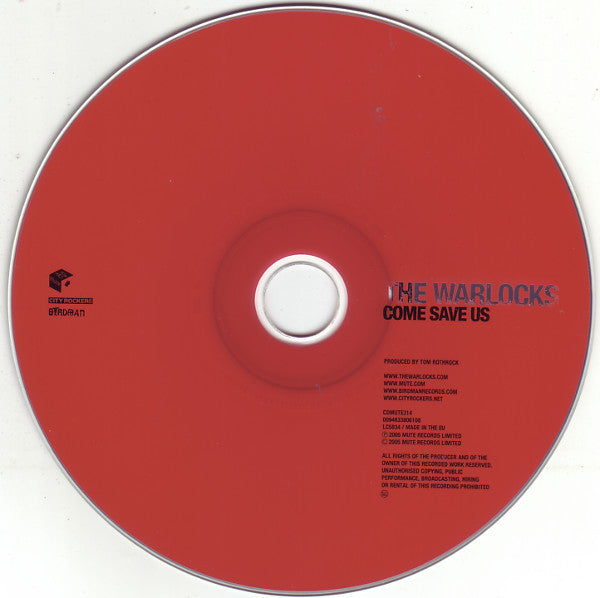 The Warlocks : Come Save Us (CD, Single)