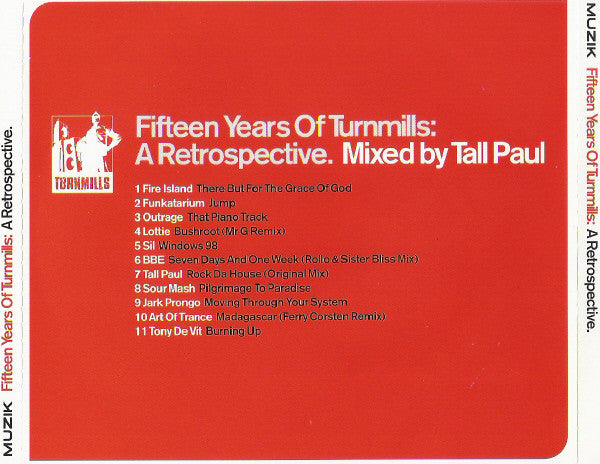 Tall Paul : Fifteen Years Of Turnmills: A Retrospective (CD, Mixed)