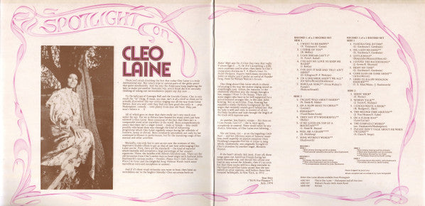 Cleo Laine : Spotlight On Cleo Laine (2xLP, Comp)