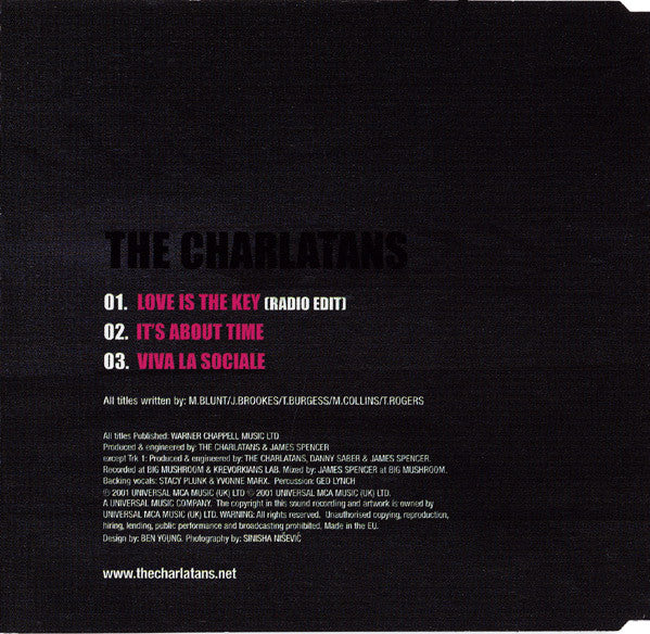 The Charlatans : Love Is The Key (CD, Single)