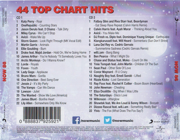 Various : Now That's What I Call Music! 86 (2xCD, Comp)