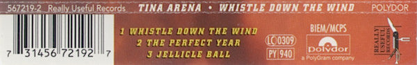 Tina Arena : Whistle Down The Wind (CD, Single)