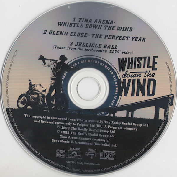 Tina Arena : Whistle Down The Wind (CD, Single)