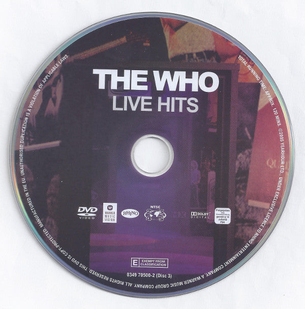 The Who : Tommy And Quadrophenia Live With Special Guests (3xDVD-V, Multichannel, NTSC)