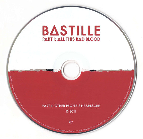 Bastille (4) : All This Bad Blood (CD, Album, RE + CD, Comp)