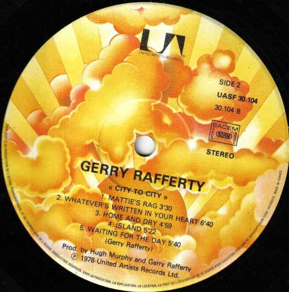 Gerry Rafferty : City To City (LP, Album)