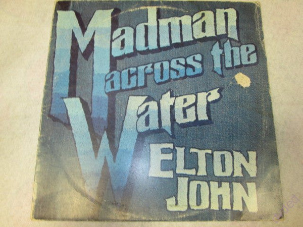 Elton John : Madman Across The Water (LP, Album, RE, Yel)