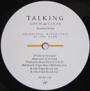 Orchestral Manoeuvres In The Dark : Talking Loud And Clear (Extended Version) (12", Single, Mat)