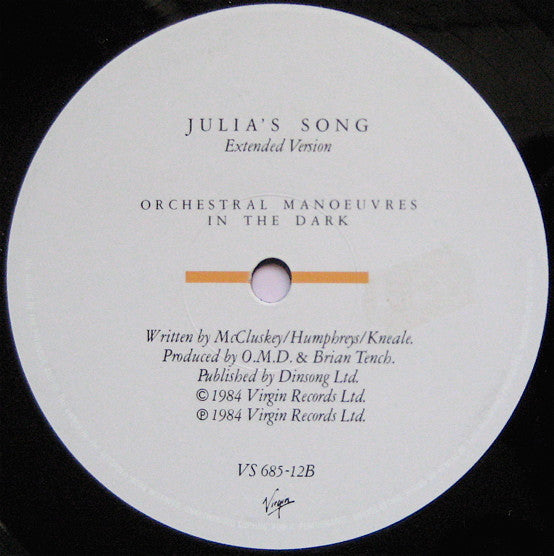 Orchestral Manoeuvres In The Dark : Talking Loud And Clear (Extended Version) (12", Single, Mat)