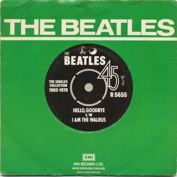 The Beatles : Hello, Goodbye c/w I Am The Walrus (7", Single, Mono, RE)