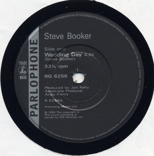 Steve Booker : The Wedding Day E.P. (7", EP)