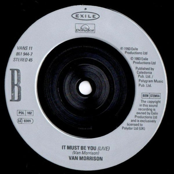 Van Morrison & John Lee Hooker : Gloria (7", Single)