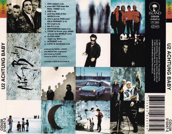 U2 : Achtung Baby (CD, Album)