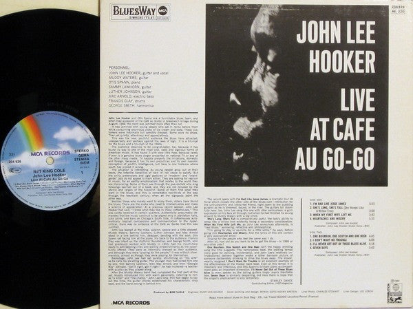 John Lee Hooker : Live At Cafe Au-Go-Go (LP, Album, RE)