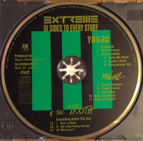 Extreme (2) : III Sides To Every Story (CD, Album)