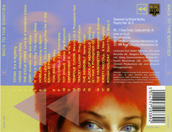 Various : Back To The Eighties (CD, Comp)
