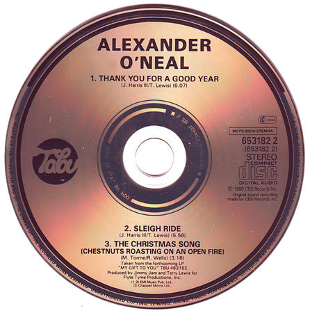 Alexander O'Neal : Thank You For A Good Year (CD, Single)