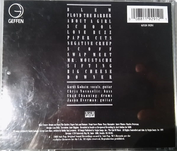 Nirvana : Bleach (CD, Album, RE)