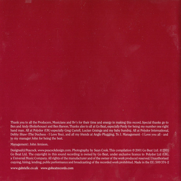 Gabrielle : Dreams Can Come True - Greatest Hits Vol 1 (CD, Comp, S/Edition)