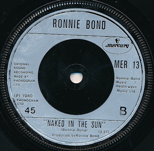 Ronnie Bond (3) : It's Written On Your Body (7", Single)