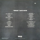 David Bowie : "Heroes" (LP, Album)