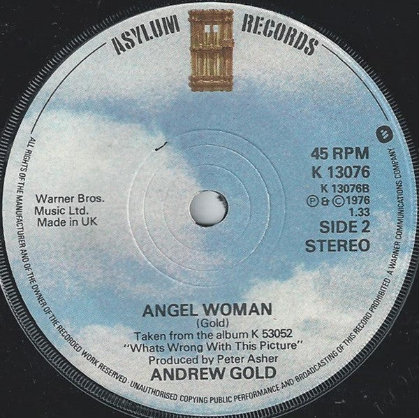 Andrew Gold : Lonely Boy (7", Single, Sol)