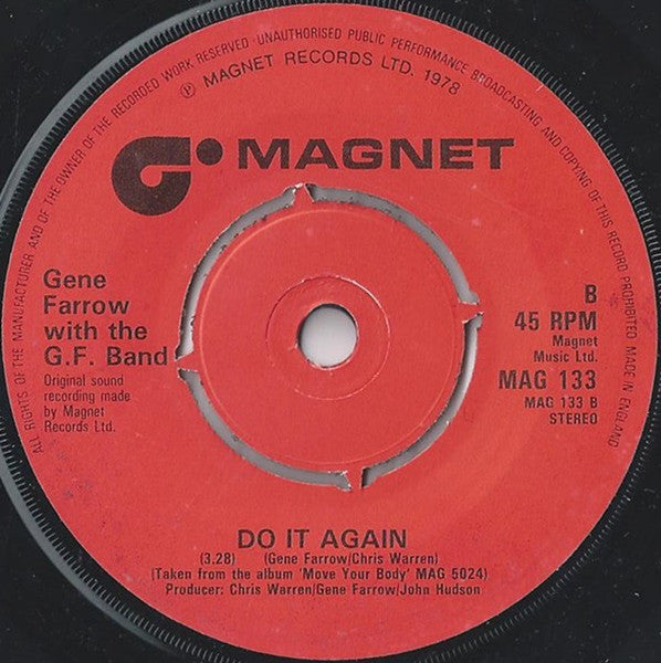 Gene Farrow With G.F. Band : Dance With Me (7")