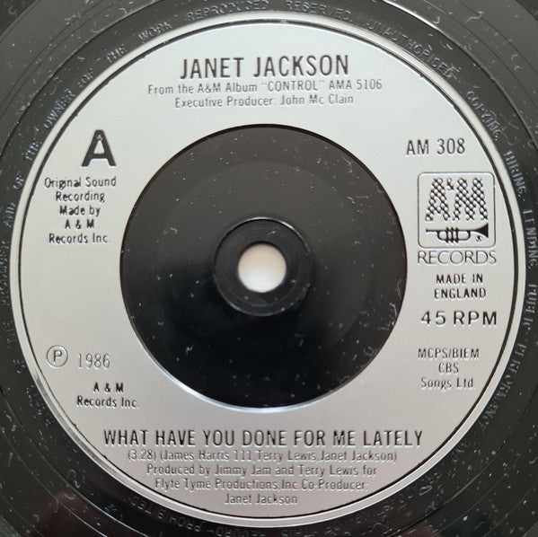 Janet Jackson : What Have You Done For Me Lately (7", Single, Sil)