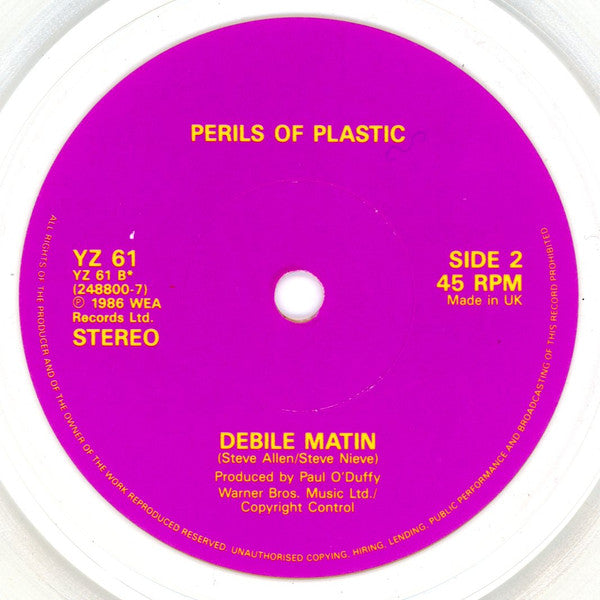 Perils Of Plastic : Ring A Ding Ding (7", Cle)