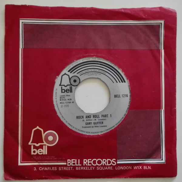 Gary Glitter : Rock And Roll Part 1 (7", Single, Kno)