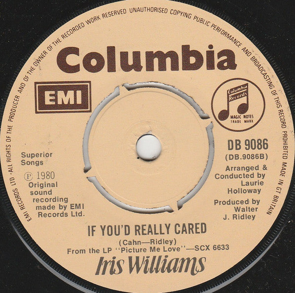 Iris Williams : My Prayer (7")