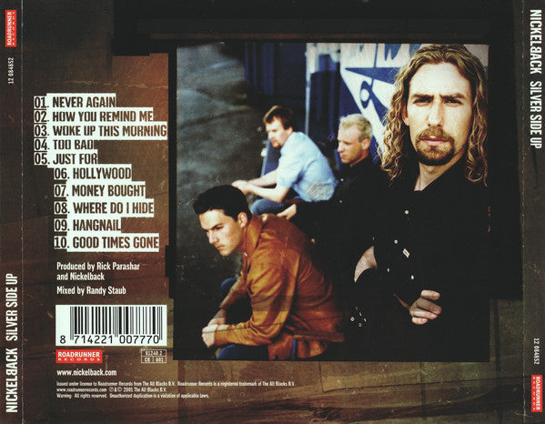 Nickelback : Silver Side Up (CD, Album, RP)