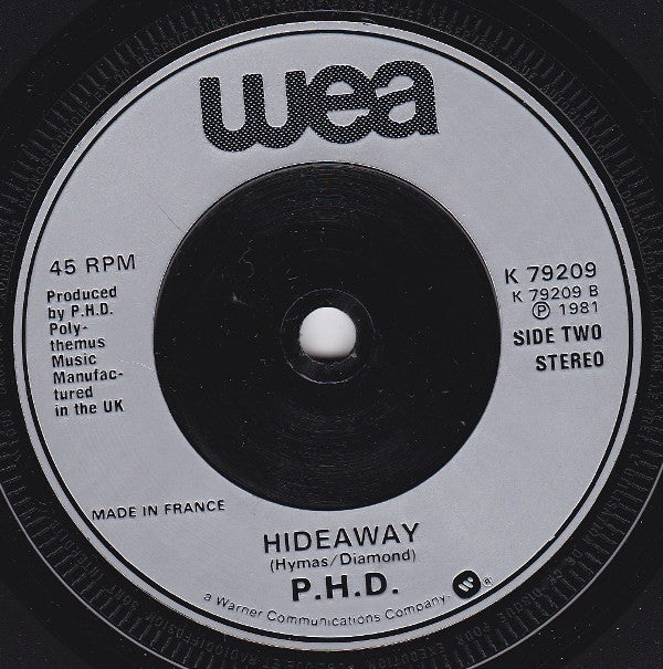 Ph.D. : I Won't Let You Down (7", Single, Sil)