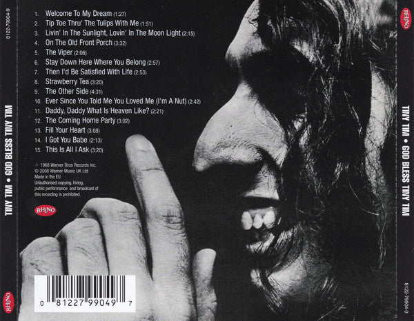 Tiny Tim : God Bless Tiny Tim (CD, Album, RE)