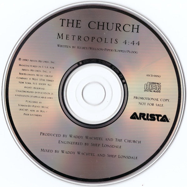 The Church : Metropolis (CD, Single, Promo)