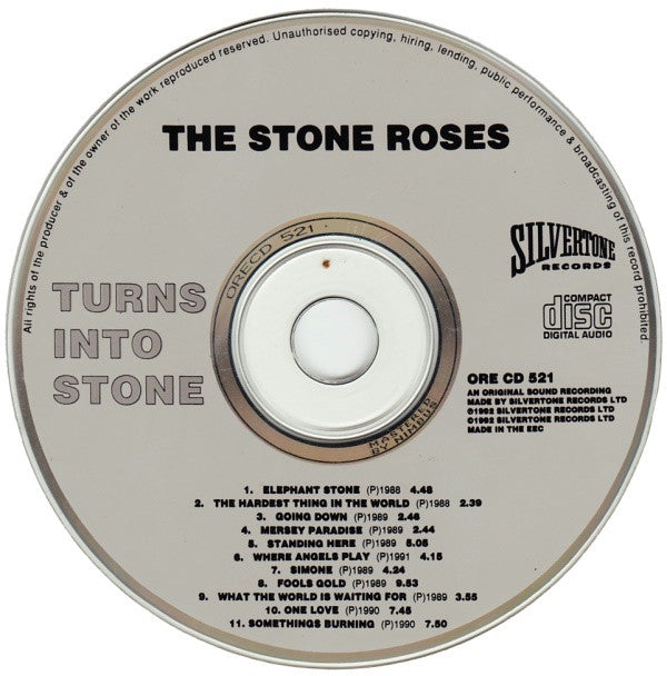 The Stone Roses : Turns Into Stone (CD, Comp)