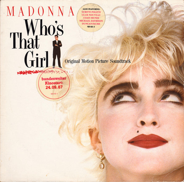 Madonna : Who's That Girl (Original Motion Picture Soundtrack) (LP, Album)