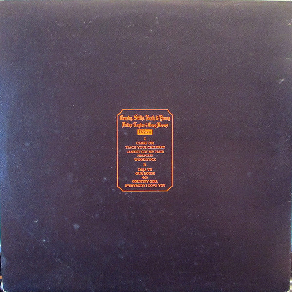 Crosby, Stills, Nash & Young : Déjà Vu (LP, Album, RE, Gat)