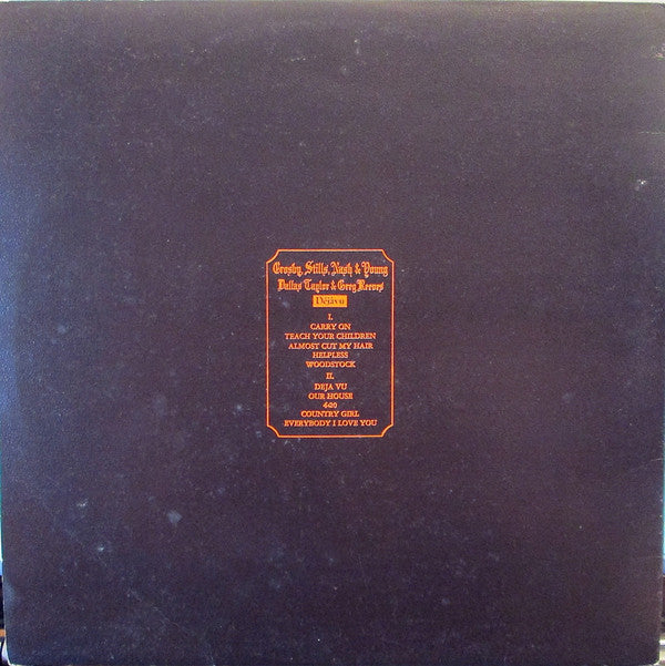 Crosby, Stills, Nash & Young : Déjà Vu (LP, Album, RE, Gat)