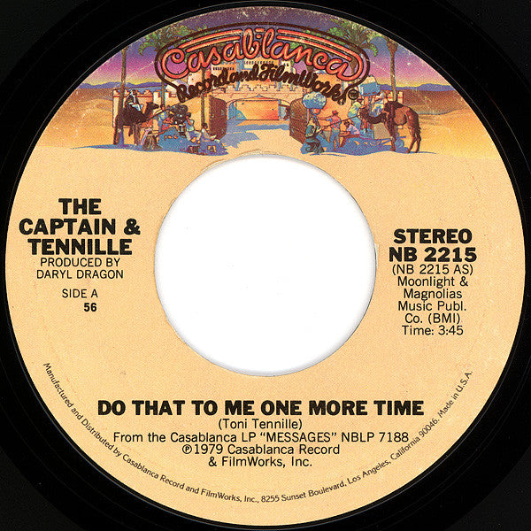 Captain And Tennille : Do That To Me One More Time (7", Single, 56 )