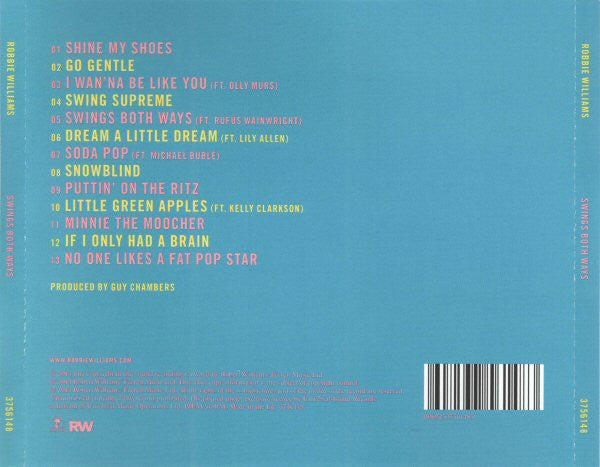 Robbie Williams : Swings Both Ways (CD, Album)