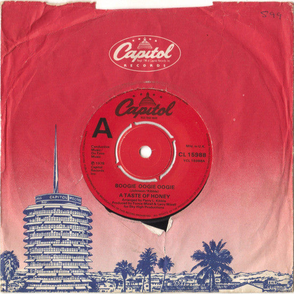 A Taste Of Honey : Boogie Oogie Oogie (7", Single)