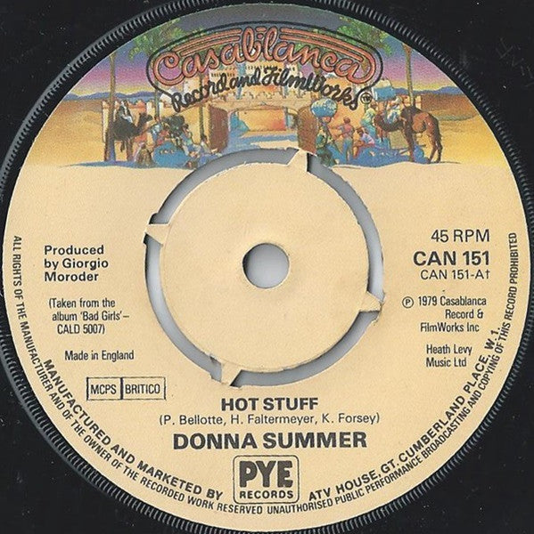 Donna Summer : Hot Stuff (7", Single, Kno)