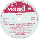 Dionne Warwick : Dionne Warwick's Greatest Motion Picture Hits (LP, Comp)