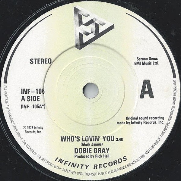 Dobie Gray : Who's Lovin' You (7")