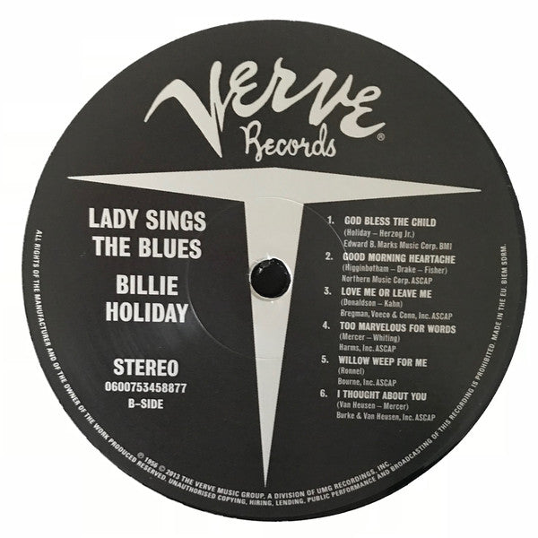 Billie Holiday : Lady Sings The Blues (LP, Album, RE, RM, 180)