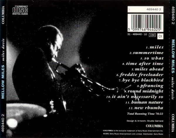 Miles Davis : Mellow Miles (CD, Comp)